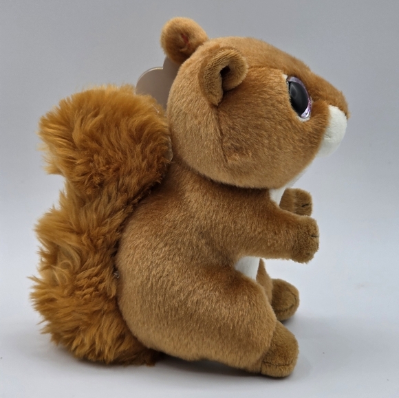 Ty Beanie Babies VelveTy Squire Brown Squirrel Plush Stuffed Animal - Picture 4 of 8